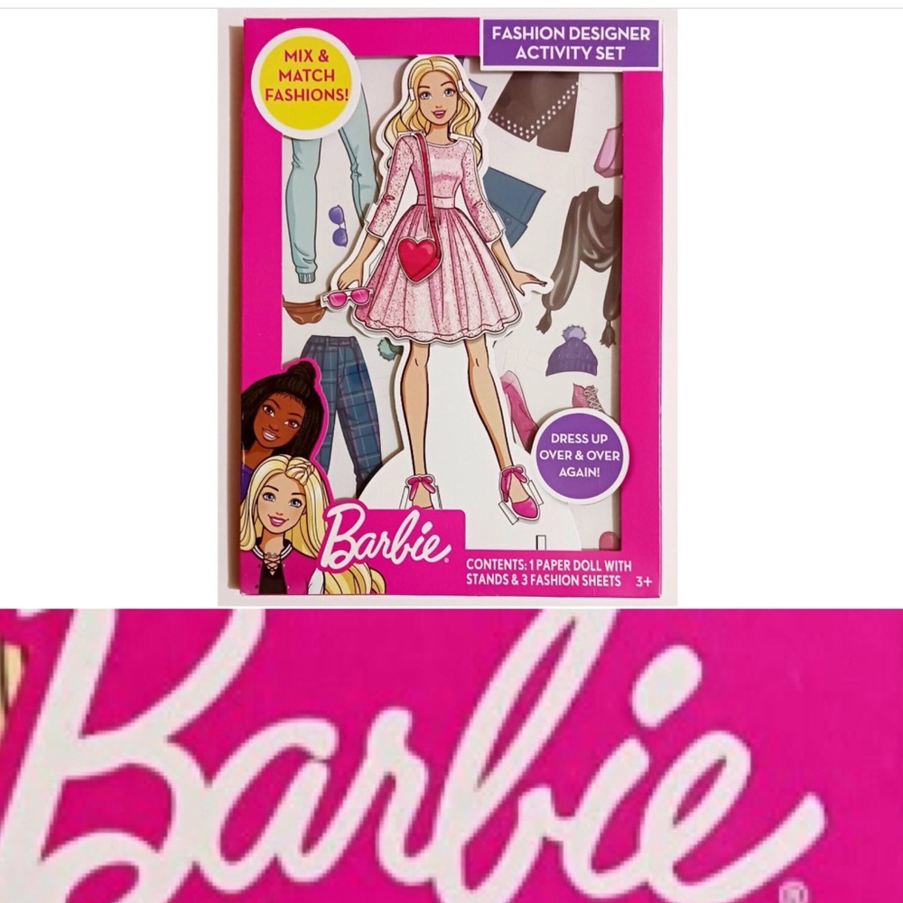 Barbie Paper Doll Set